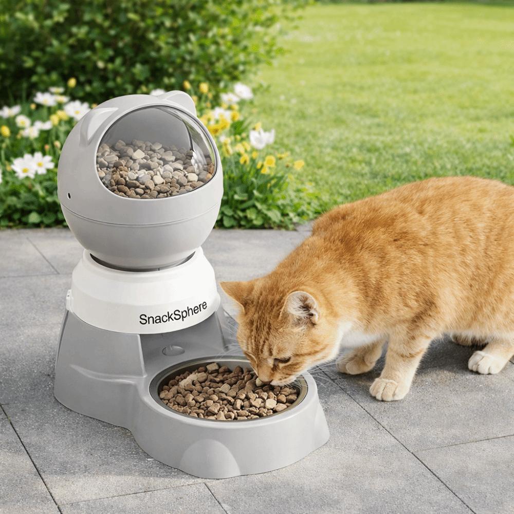 Leak-Proof Automatic Pet Feeder Large Capacity Cat Press Feeder Cat Feeding Bowl  Multi-Pet