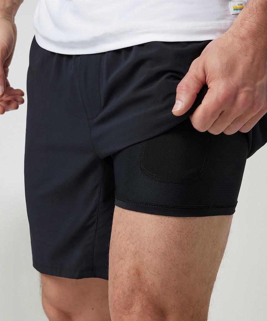 VUORI [Men'S] Elevate Core Shorts Line 7 _Black_Vr16131012