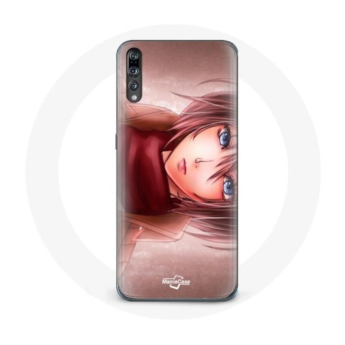 Coque pour Huawei P20 Mikasa Ackerman Attaque des Titans Anime Série Japanese