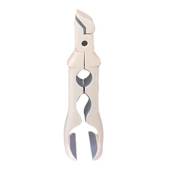 Зажим для миски против ожогов 3-в-1, термостойкие кухонные щипцы со встроенной открывалкой для банок, многоугольные щипцы-захват для горячей тарелки