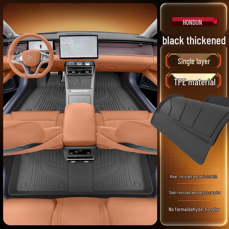Коврики BYD Han L для TPEDM/EV25: Новые аксессуары для интерьера автомобиля для водителя и пассажира
