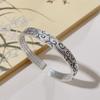 Zuyin 9999 Fashion Classic Xiangyun Retro Open Bracelet, Unique Design Classic Versatile Bracelet for Couples