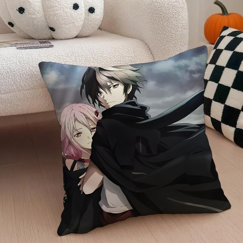 Наволочка Guilty Crown Наволочка против пылевых клещей Невидимая молния Шелковистый короткий плюш Чехол для диванной подушки