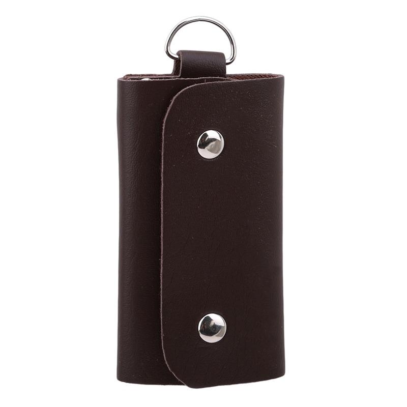 Кожаный брелок для ключей мужской женский держатель для ключей органайзер чехол коровья спилок сумка для ключей от машины кошелек ключница маленький кошелек мини-кошелек