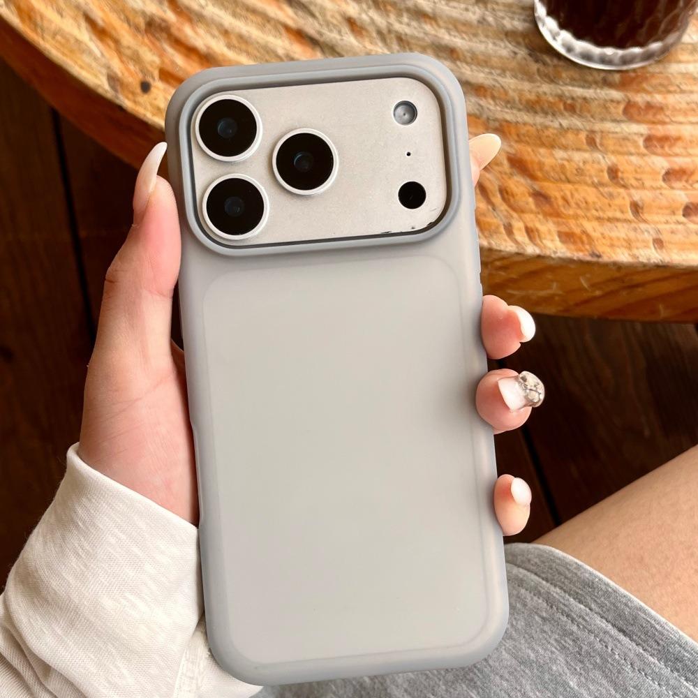 Новая модель Матовый цвет Жидкий силикон Мягкий чехол для телефона Для iPhone 17 Air 16 15 Plus 17 Pro Max Ультратонкая задняя крышка