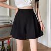Women's Summer New High Waist Slim and Slim Short, Loose Wide Leg Shorts, Fashionable and Casual A-line Shorts