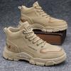 High Top Mens Boots Autumn Winter Men's Shoes Work Safety Sneakers Winter Outdoor Casual Sports Sneakers Male Ankle Boots