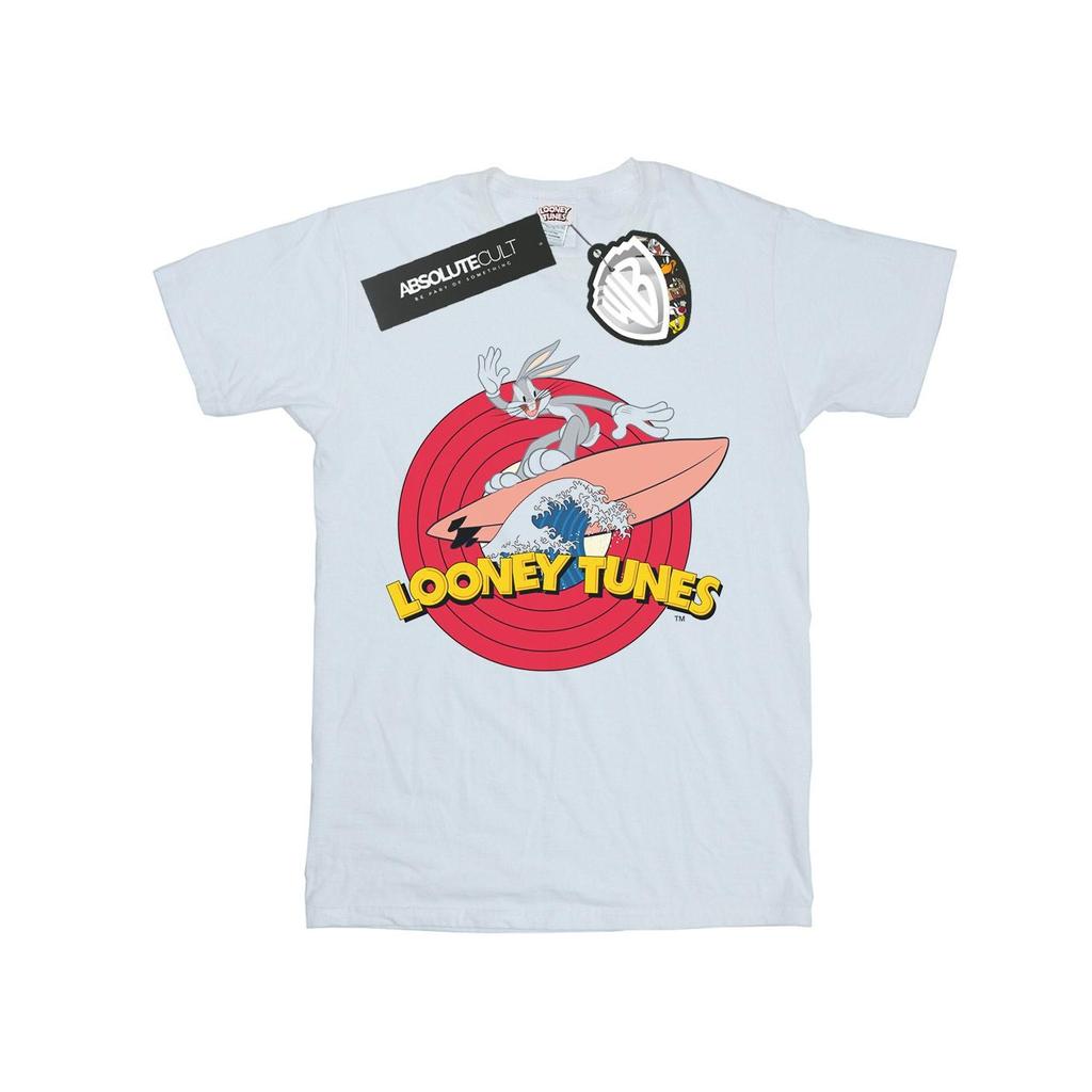 Looney Tunes Mens Bugs Bunny Surfing T-Shirt