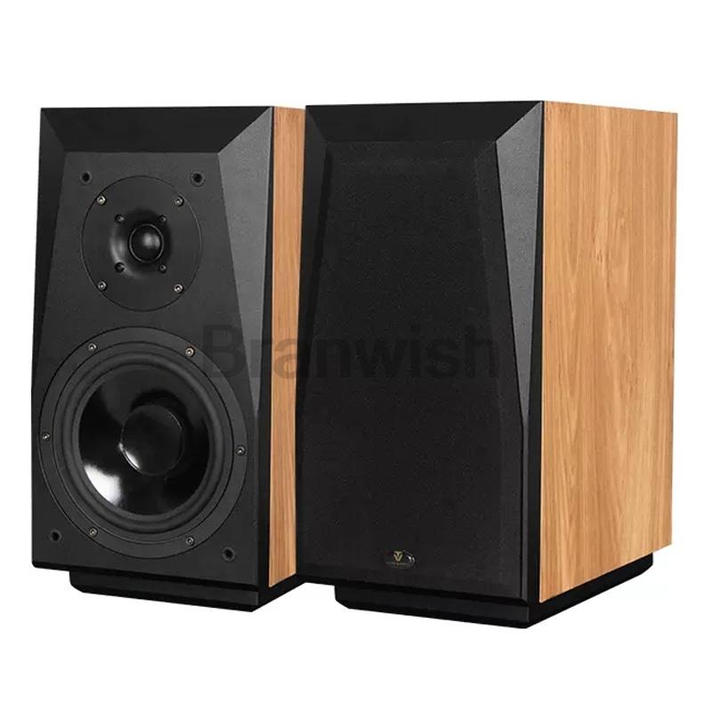Высокомощный 200 Вт Динамик Полочный Hifi Динамик 6,5 Дюйма Двухполосный Пассивный Динамик для ТВ ПК Настольного Компьютера Домашнего Кинотеатра Звуковая Коробка