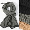 Personalized Knitted Scarf British Style Warm Hollow-Out Male Scarf