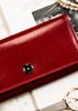 Women's leather wallet PTN 1680144-TVT-6592 Red