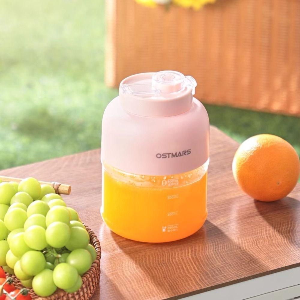 Маленькая электрическая соковыжималка, большая емкость, чашка для питья, креативный портативный блендер, чашка для домашнего хозяйства