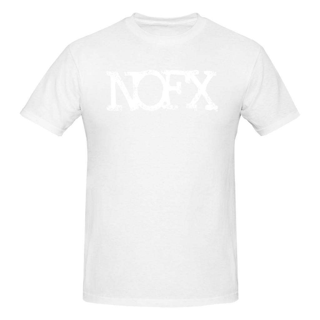 Мужская футболка Nofx Band, забавная футболка с коротким рукавом и круглым вырезом, чистый хлопок, идея для подарка, одежда