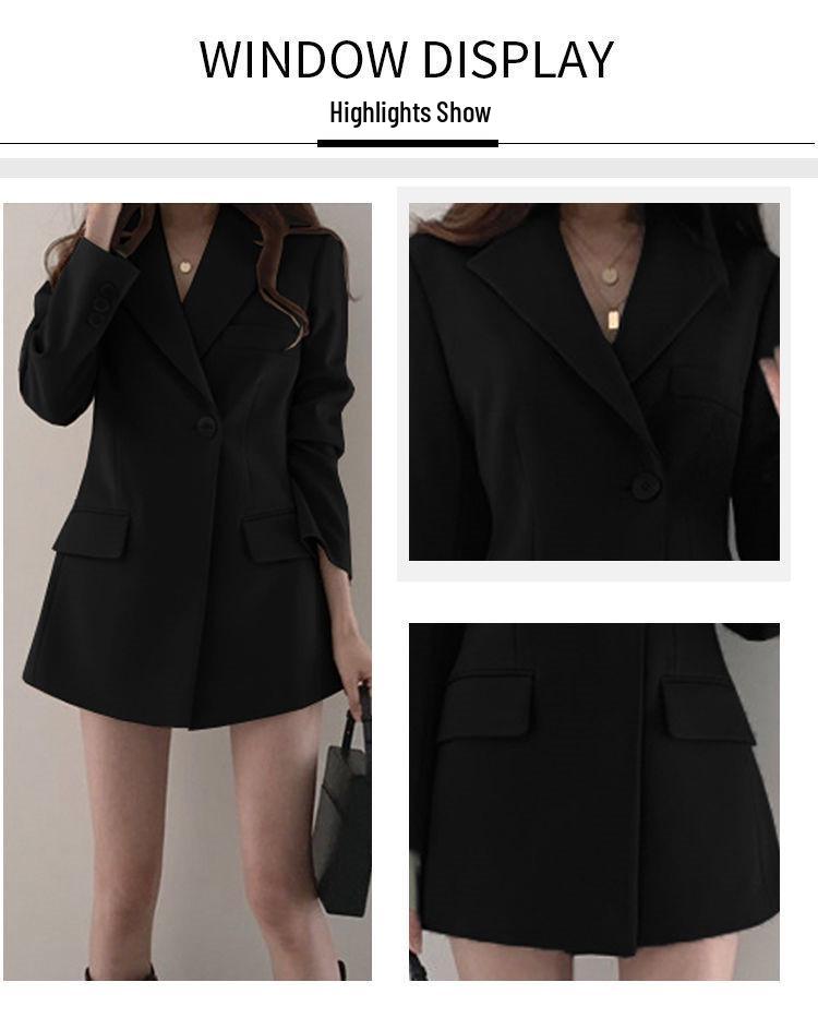 2025 Women's Korean Style Loose Fit Spring/Autumn Suit Jacket