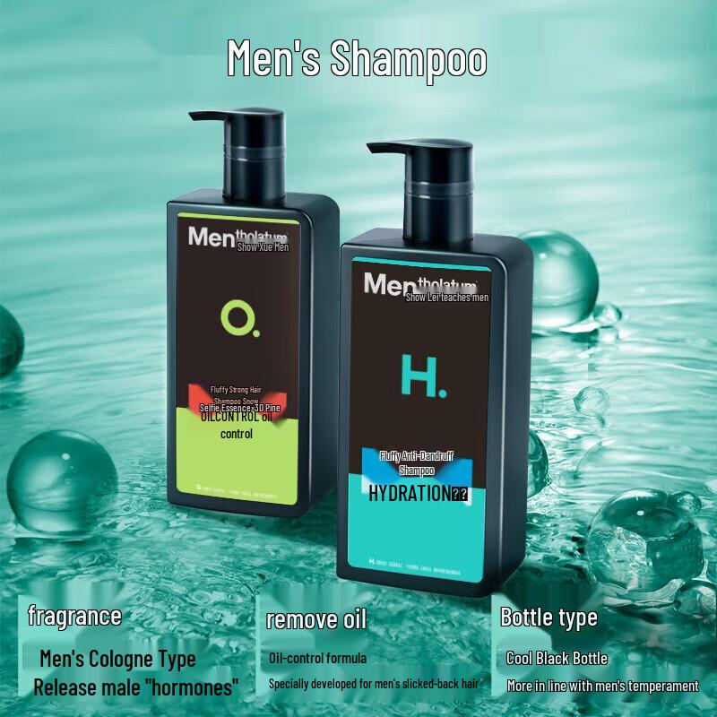 Mentholatum Мужской шампунь для объема и контроля жирности