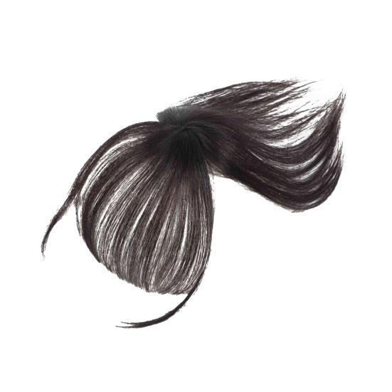 Женская челка на клипсе, естественная тонкая французская челка, наращивание волос на лбу из высокотемпературного волокна, черный, коричневый, изогнутая воздушная челка, парик с бахромой, шиньоны