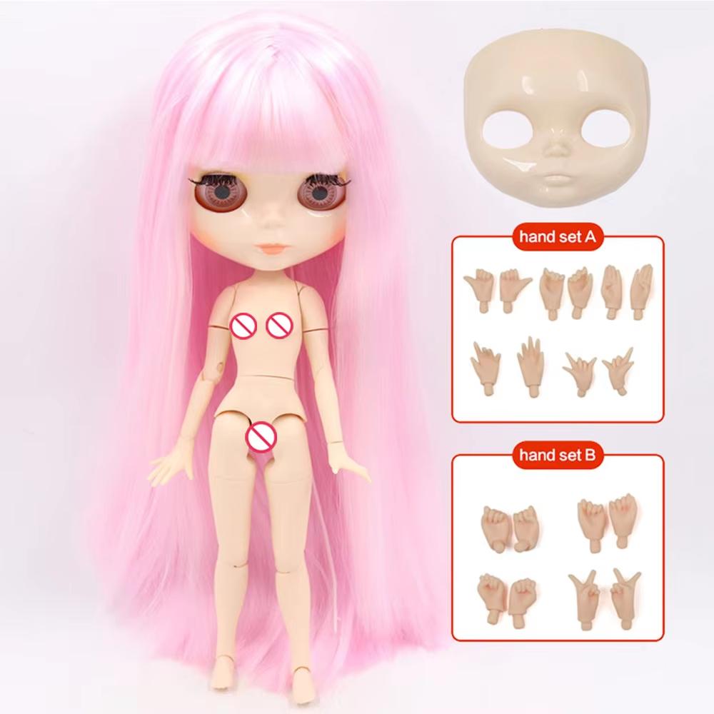 ICY DBS Кукла Блайз Шарнирное тело 30 см BJD Игрушка Белое глянцевое лицо и матовое лицо с дополнительными руками AB и панелью 1/6 DIY Модная кукла