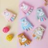 1 Pair Warm Cartoon Young Kids Glove for Boy Girl Cute Animal Bunny Hald Finger Glove Sweet Autumn Winter Warm Outdoor Mittens