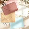 Textured Paper Envelopes for Craft Projects Envelopes Real Art 10PCS Petal Floral Texture Design Thick Western Style Elegant Holiday Wishes