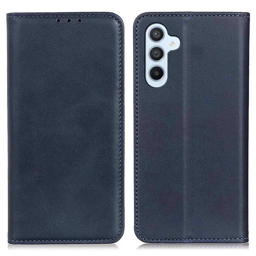 For Samsung Galaxy S26+ Case Cowhide Texture Split Leather Flip Wallet Phone Cover