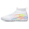 35-45 Men's Large Size High-top Football Shoes Nail Anti-slip TPR Artificial Lawn Boys Football Boots