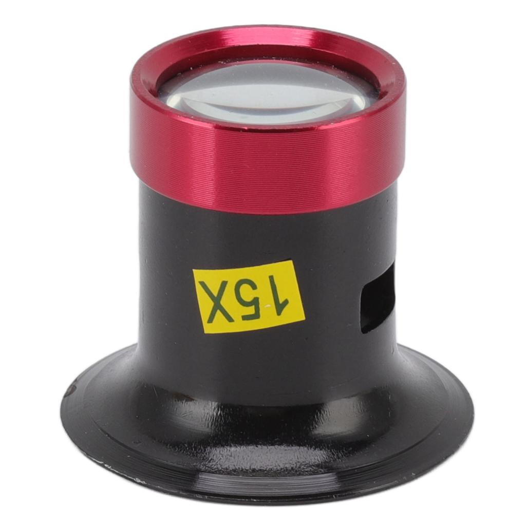 Watchmaker Loupe 15X Aluminum Alloy Professional Jewelers Loupe Magnifier for Watch Repair