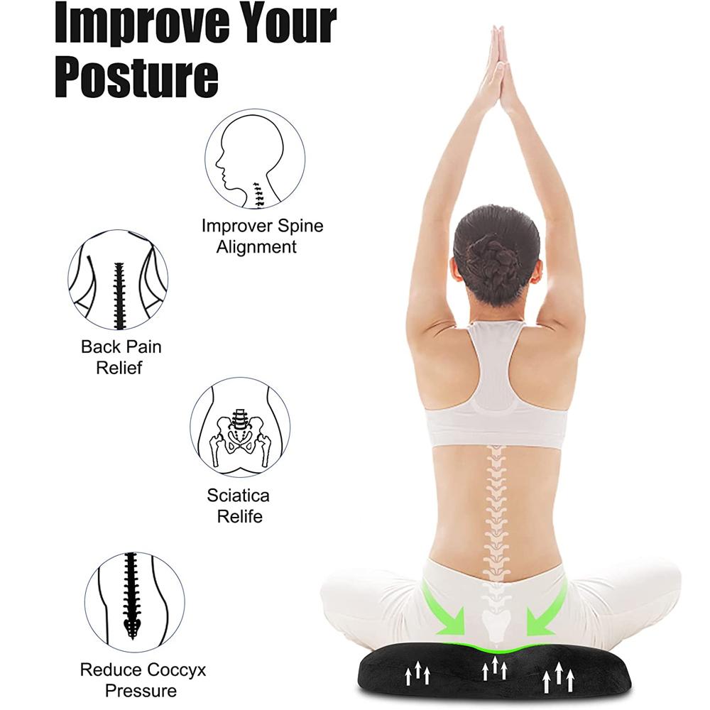 Подушка для облегчения боли в копчике, ортопедическая подушка, геморрой, простата, радикулит, послеродовая и хирургическая плотность.