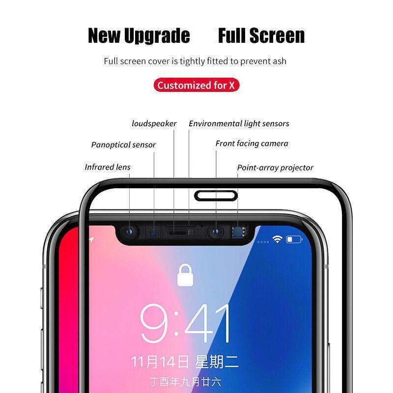 Для iPhone 17 16 15 14 13 13 Pro 13 Pro Max 12 Pro 12 Pro Max 11 11 Pro 11 Pro Max XR X Max Защитное стекло Закаленное стекло Защитная пленка для экрана Полное покрытие