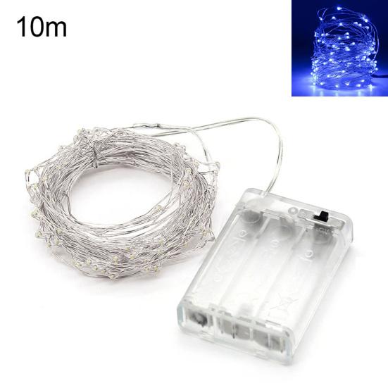 2/5/10 м Звездная струна Яркий гибкий световой провод Медная звездная струна Сказочный свет для свадьбы