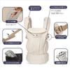 Ergobaby OMNI Deluxe Льняной Слинг-Кенгуру для Новорожденных и Младенцев, Гарантированно Оригинальный, Сделано в Японии, Гладкий и Подходящий для Новорожденных и Младенцев, Натуральный, Товар, Лен,