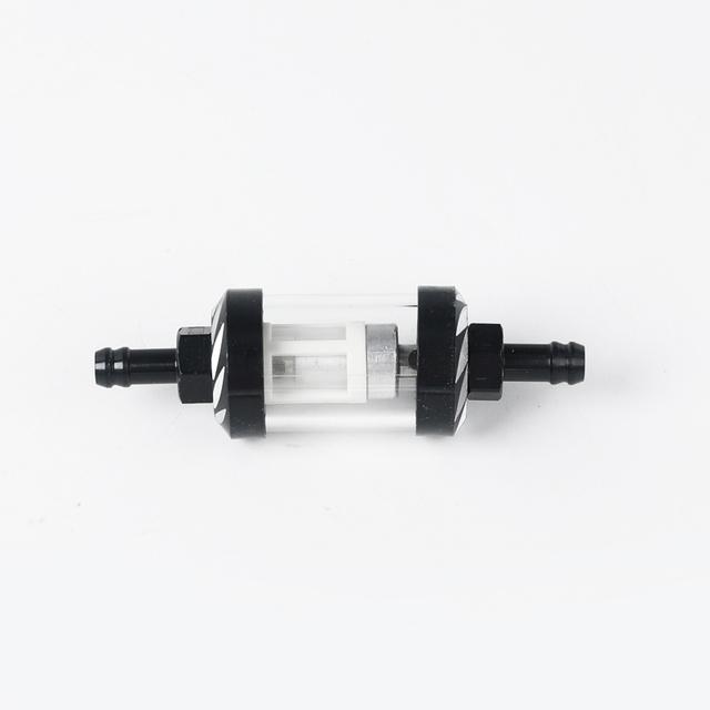 8 мм ЧПУ алюминиевый сплав стекло мотоцикл газовое топливо бензин масляный фильтр мото аксессуары для квадроцикла питбайк мотокросс