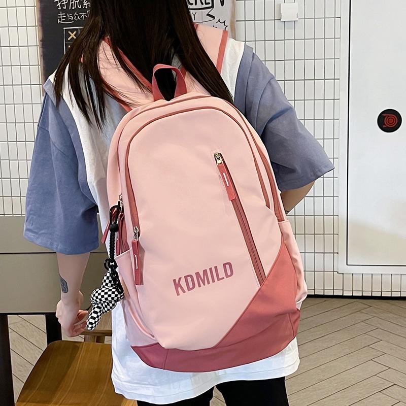 IELGY Сверхлегкий школьный рюкзак, легкий школьный рюкзак большой вместимости, пятицветный вариант (опционально). (без кулона)