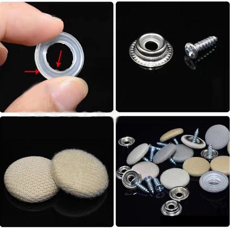 50 шт. пряжки для крыши салона автомобиля обивка потолка ткань крепление крыши защелкивающиеся заклепки кнопки для ремонта штифты люверсы