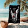 proof beach towel with Club Atlético River Plate pattern - soft,absorbent,quick-drying,machine washable - perfect for swimming,camping,bathing