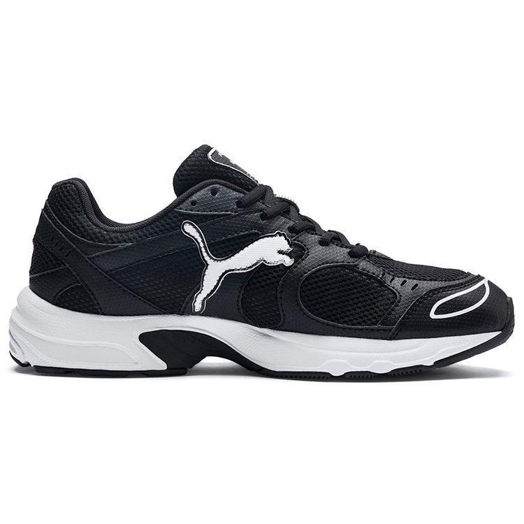 Puma Axis Vintage Сетчатые, Текстильные, Синтетическая Кожа Низкие Беговые Кроссовки Унисекс Черный Серебристый 368465-03