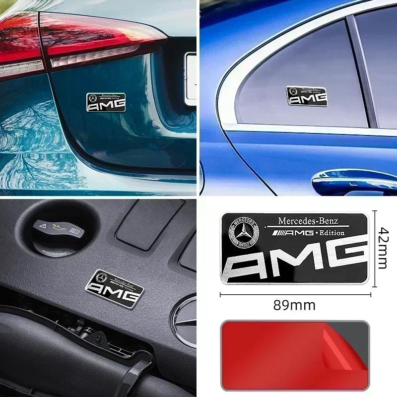 1pcs Car Side Window Badge Sticker for Mercedes benz AMG W204 W205 W212 W213 W221 W177 W246 GLA GLC CLA A Class GLK GLE CLK CLS p1