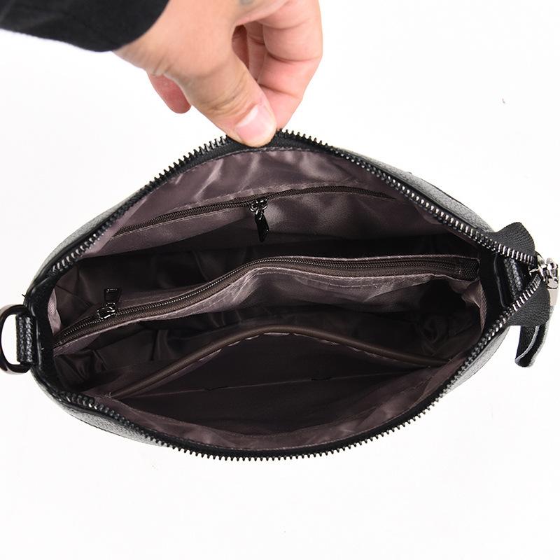 Большая вместительная женская сумка, женская сумка среднего возраста, новая модная сумка через плечо, универсальная сумка через плечо из мягкой кожи для мам