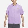 Nike Ограниченная серия спортивная повседневная дышащая рубашка с коротким рукавом мужская топы фиолетовый DM7925-589