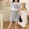 Fake Two Sports Shorts Women's Summer High-waisted Design Sense of Anti-slip A-line Short Culottes