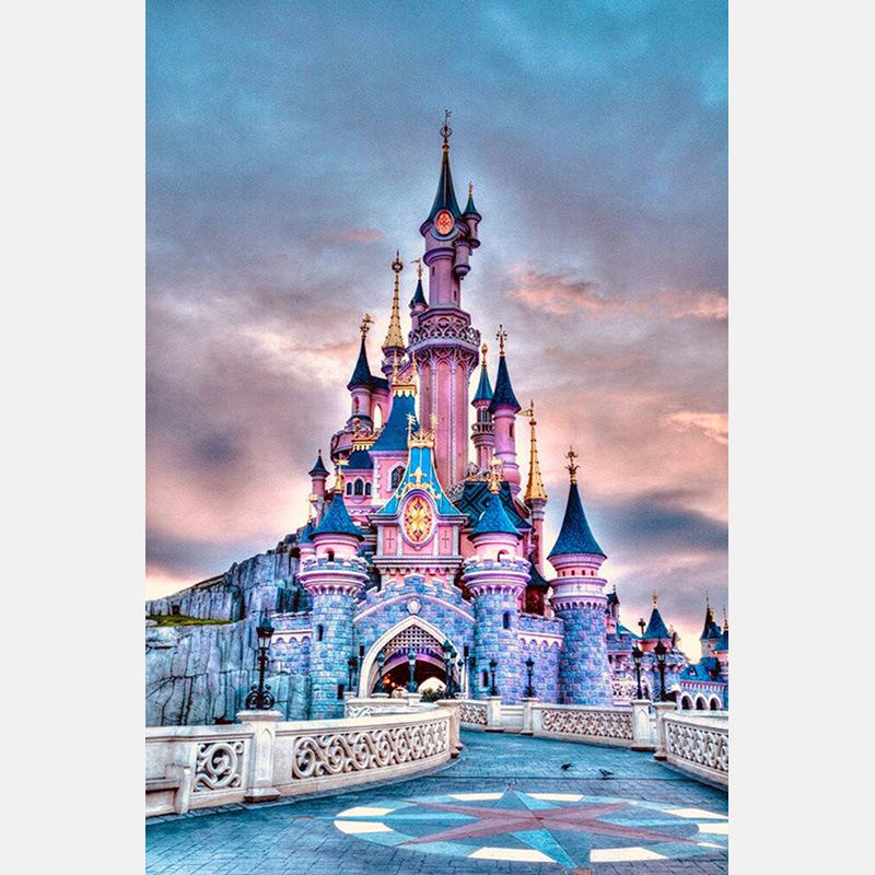 Romantic Diy Diamond Painting 5d Fantasy Castle Diamond Embroidery Full Mosaic Kits Cross Stitch Home Decor Handmade Gifts