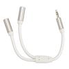 Headphone Splitter Anti Interference Gold Plated 3.5mm 1 Male To 2 Female Stereo Y Splitter for PC