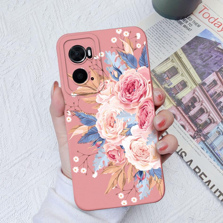 Phoone Case For OPPO A76 A73 A93 A74 A96 A78 A94 A8 A9X Cover Fashion Design Avocado Shockproof Screen Protector Matte Soft Silicone For OPPO Bumper
