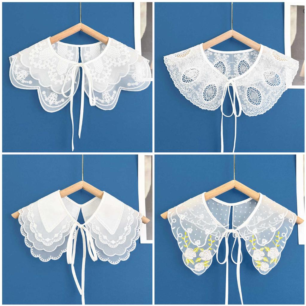 Fashion Fake Collar Girl's Collar Tie Bowknot Collar Flower