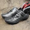 2025 outdoor men's and women's shoes new mountain bike power road lock bicycle hard sole nylon cycling shoes
