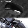 Motorcycle Gloss Black Short Flat Rear Fender Mudguard Bobber Cafe Racer Mudguard Cover For Harley Sportster XL883 XL1200
