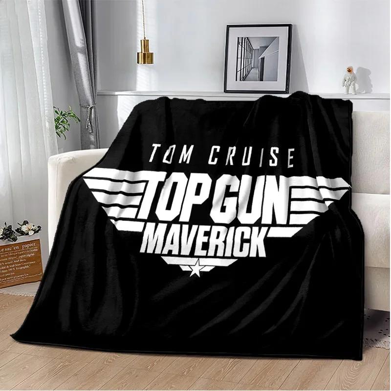 Классическое 3D одеяло Top Gun с вывеской фильма, мягкое одеяло для дома, спальни, кровати, дивана, пикника, путешествия, офиса, покрывало для отдыха, детское одеяло
