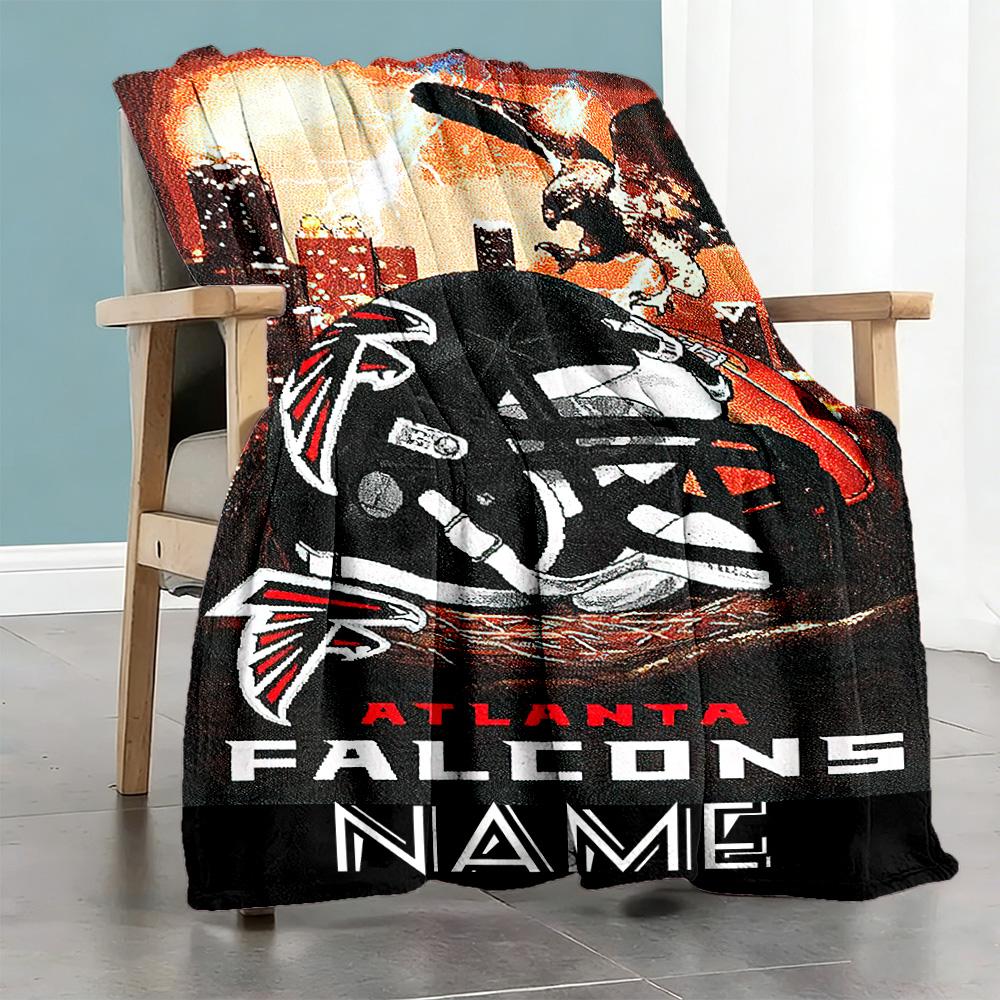 Eagle Football Style Personalized Name Blanket Multi-purpose Personalized Blanket Soft Warm Cozy Perfect for Bedding Couch Sofa Bed for All Occasions