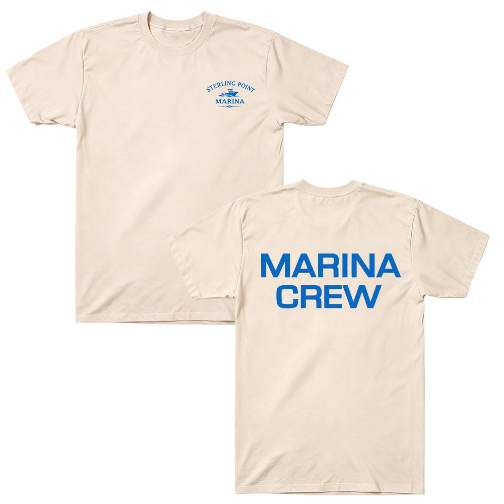 Футболки Sterling Point Marina 2026 Модные Новые ТВ Футболки Унисекс Хлопковая Одежда С Коротким Рукавом С Графическим Принтом Повседневные Топы