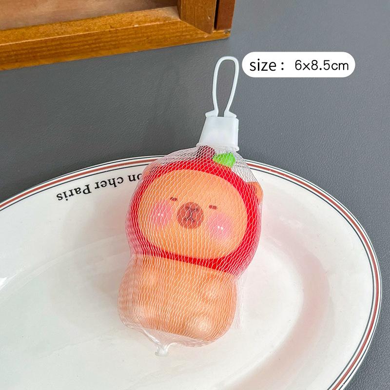 Милые мультяшные животные Капибара Игрушки для снятия стресса Креативные кавайные игрушки для снятия стресса Игрушки с медленным отскоком Игрушки для щипков Подарки на день рождения для детей