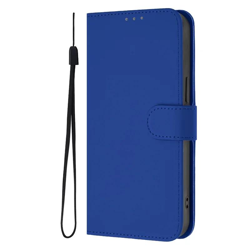 Для MOTO G85 G75 G55 Чехол Книжка на Для Coque Motorola Moto G85 G75 G55 G45 G35 G15 Power G05 Однотонный Кожаный Чехол Funda